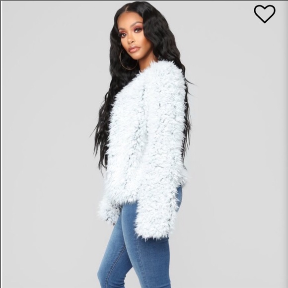 Fashion Nova Fuzzy Jacket - Picture 2 of 6